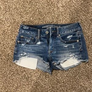 American eagle jean shorts